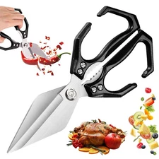 Kitchen Scissors for Food Heavy Duty Poultry Shears with Ergonomic Handle