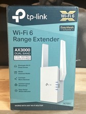 New Tp-Link AX3000 Dual-Band Wi-Fi 6 Range Extender RE705X