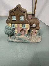 Vintage Burwood Products Company Wall Hanging Country Cottage house