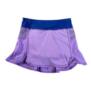Lululemon Girls Ivivva Skort Purple Size 12 Athletic Set the Pace Skort