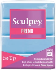 Sculpey Premo Polymer Clay 2oz-Pale Blue - 5 Pack