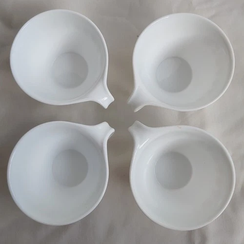 Set Of 4 Corelle Corning HOOK HANDLE CUPS BUTTERFLY GOLD COFFEE TEA