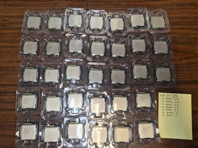 (Mixed Lot of 33) Intel Core i5 2400/3470/3450/3470S/3570S/3550/2500