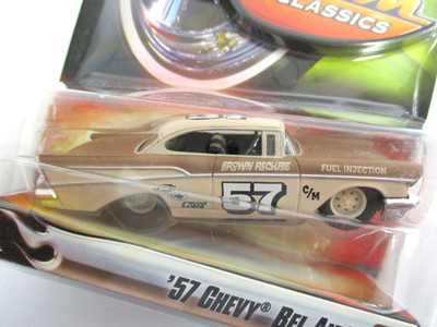 HOT WHEELS - G MACHINES WEEKEND WARRIOR 1957 CHEVROLET BEL AIR DRAG CAR - 1/50