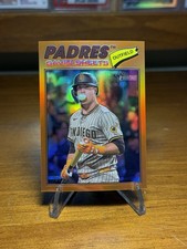 2026 Topps Heritage Gavin Sheets Padres Chrome Orange Refractor/25  #127