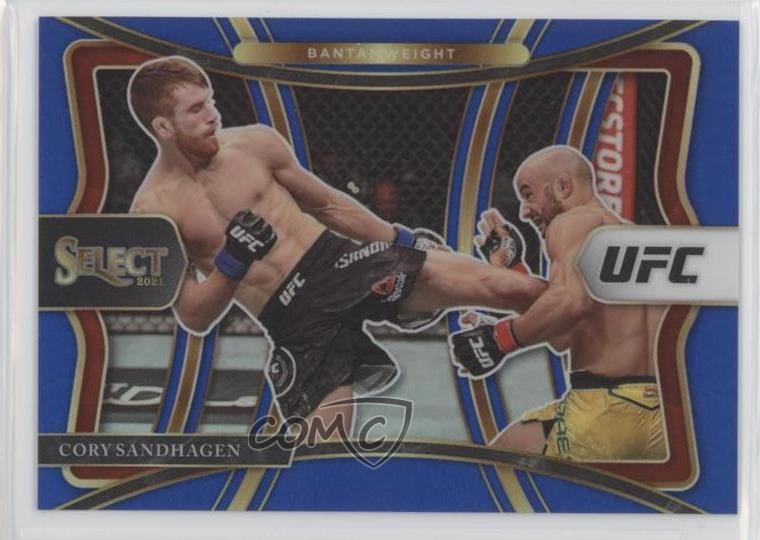 2021 Panini Select UFC Premier Level Blue Prizm 23/49 Cory Sandhagen #191 15g5