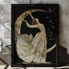 Canvas Wall Art MOON GODDESS 12 x 16  Unframed 711