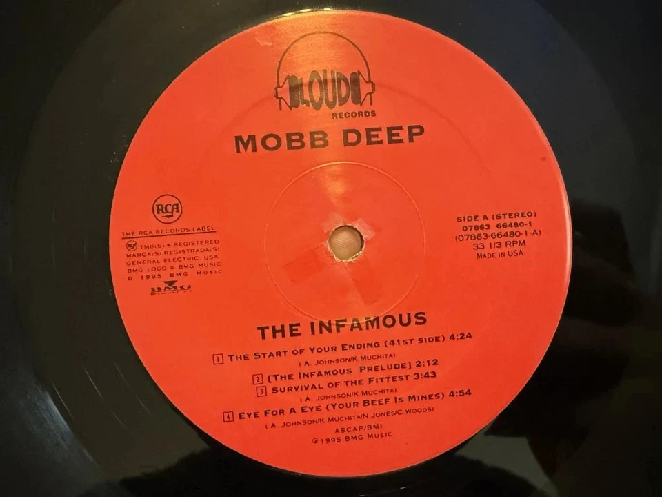 MOBB DEEP - THE INFAMOUS ORIGINAL 1.PRESS USA LOUD 1995 Foto 3 de 4