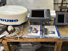 furuno radar chartplotter and dome. 