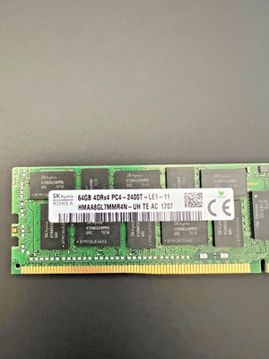 RAM Server SK Hynix 64GB DDR4 PC4-2400T LRDIMM 4Rx4 ECC Reg. - HMAA8GL7MMR4N-UH