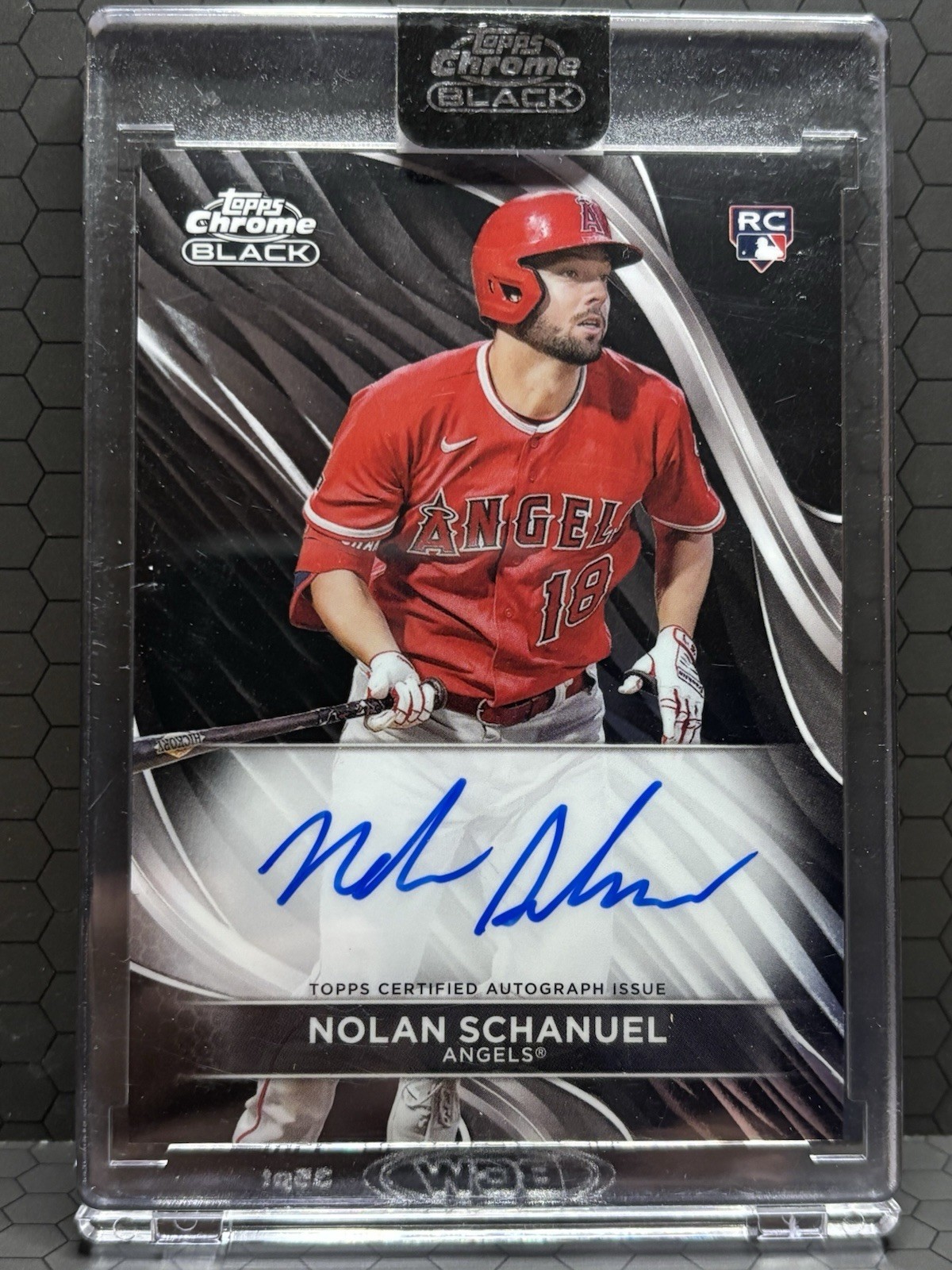 2024 Topps Chrome Black - Autographs Nolan Schanuel #CBA-NS (AU, RC)