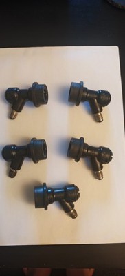 5 x Kugelverschluss Adapter 3/8in-1/4in Bierfass Kupplung Schnelltrennung GEBRAUCHT. 