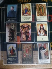 Prayer Cards - Holy Cards - Lot of 9