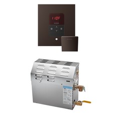 Mr. Steam R10C10BD0000 MS 10 kW Steam Generator Package Square Oil-Rubbed Bronze