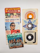 Vintage 60s Picture Sleeve 45 Lot Beach Boys EP Mamas Papas California Dreamin Vintage 60s Picture Sleeve 45 Lot Beach Boys EP Mamas Papas California Dreamin