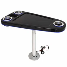 ITC Marine Boat Table System TTT1834-A9C4B5P | Blue Illuminated