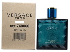 Versace Eros Men 3.4 oz 100 ml Eau De Toilette Spray Tester Bottle With Cap