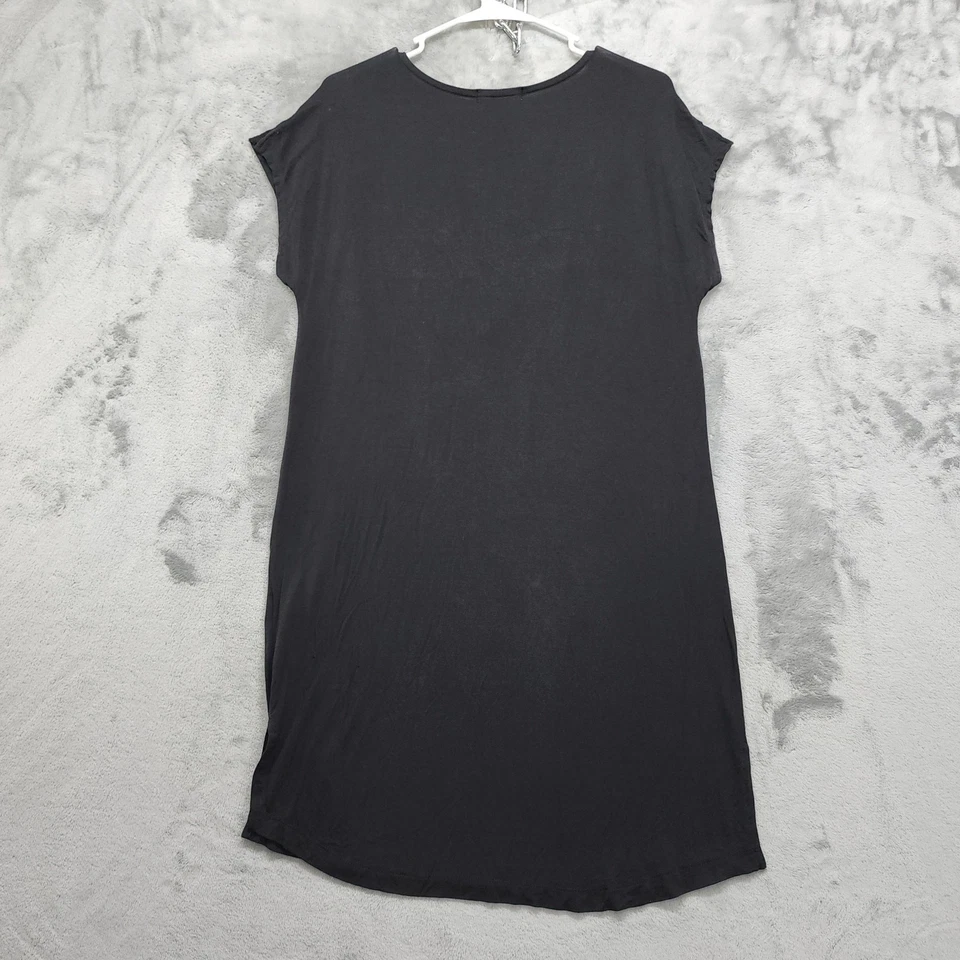 Vestido de noche Barefoot Dreams Luxe Milk Jersey para mujer M negro ropa de dormir cómoda Foto 2 de 4