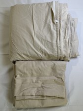 Bedsure Duvet Set King Taupe Washed Cotton, Duvet And 2 Pillow Case- Open PKG