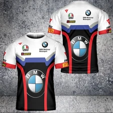 *Personalize* Men's BMW Motorrad All Logo Tee Shirt - Gift For Him