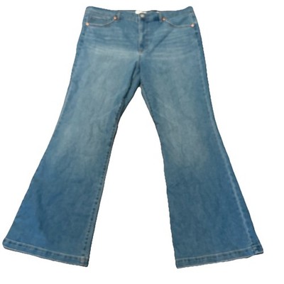 SOFIA VERGARA sz 20 ~ Melisa Flare Hi-Rise Blue Jeans ~ 32  Inseam 40  waist