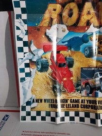 Super Off Road Nintendo NES Vintage Racing Poster Insert No Holes - #cb54
