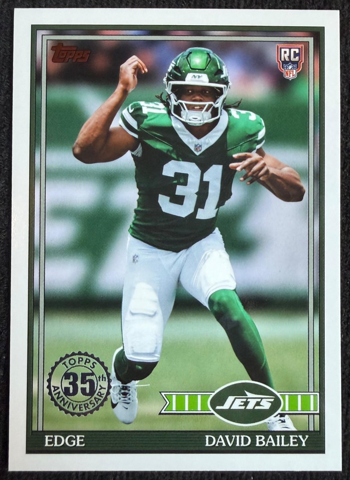 2026 Topps David Bailey #91TR-43 1991 Rookie RC Jets