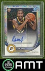 Kam Jones RC 2025-26 Bowman 16/299 Chrome Auto Speckle Refractor Pacers