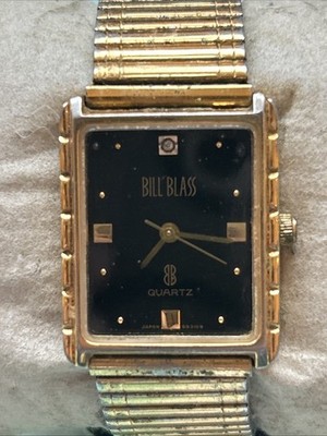 Bill Blass Gold Tone Black Dial Women s Quartz Watch