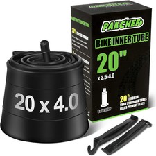 Heavy Duty 20X4.0, 26X4.0 Fat Tire Tube with Schrader Valve - Thick Butyl Rubber