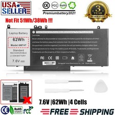 6MT4T Battery For Dell Latitude E5470 E5570 Precision 3510 79VRK 7V69Y 7.6V 62Wh