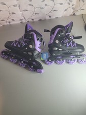 ZPM Sports Adjustable Inline Roller Skates Medium EU 34-37 Purple Black
