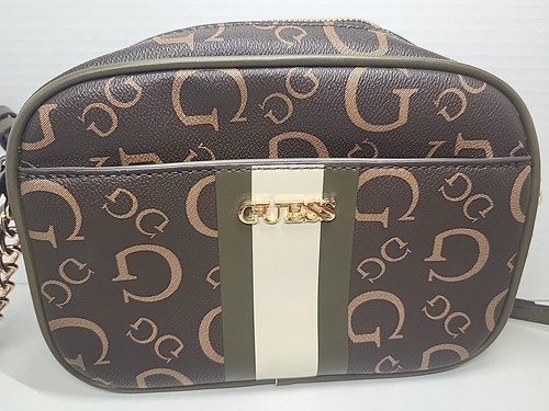 Guess Brecken Logo Mini Crossbody Handbag Purse - Picture 2 of 9