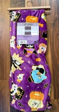Purple Sanrio Hello Kitty and Friends "Halloween Gold" Silk Plush Throw - NWT