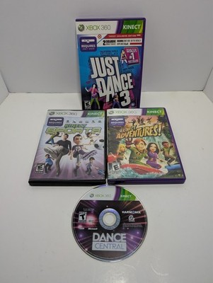 Just Dance 3, Dance Central, Kinect Sports, Kinect Adventures (Xbox 360, 2011)