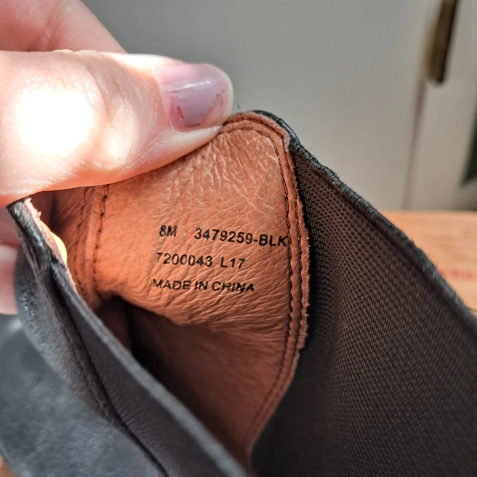 Botines Chelsea de cuero negros Frye para mujer talla 8 Foto 4 de 4