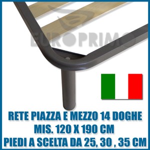 RETE A DOGHE STRETTE IN LEGNO ORTOPEDICA LETTO UNA PIAZZA ...