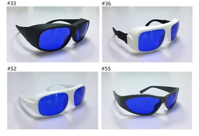 OD4+ 585nm-595nm Laser Safety Glasses Yellow Laser Protective Googles