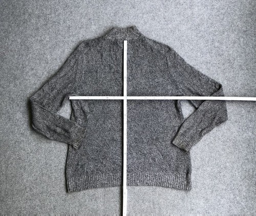 CALVIN KLEIN Herren Pullover Langarm Gr. XL Sweater Strick Pulli A12617 Grau - Bild 7 von 12