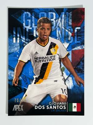 2016 Topps Apex MLS Global Influence Blue #GD Giovani Dos Santos 75/99