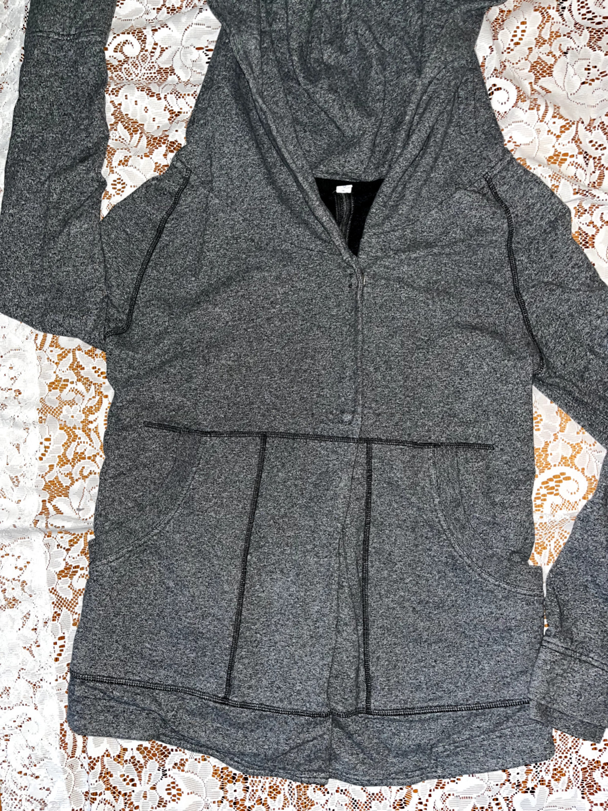 PPWC Heathered Gray lululemon jacket oversized ho… - image 6