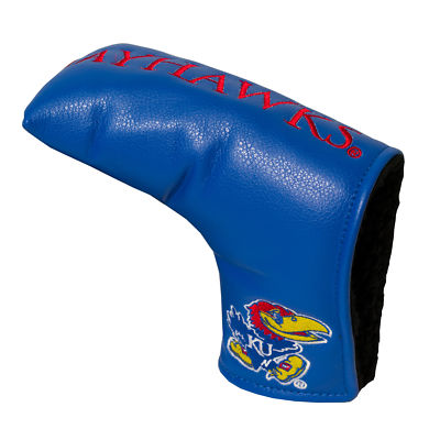 KANSAS JAYHAWKS Team Golf Blade Putter Cover MAGNETIC CLOSE LICENSED 