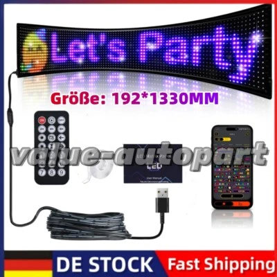 LED Schild Display Leuchtreklame Reklame Leuchtschild Laufschrift Programmierbar - Bild 1 von 4