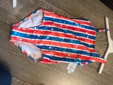 cat  jack girls one piece swimsuit S 6-6X 