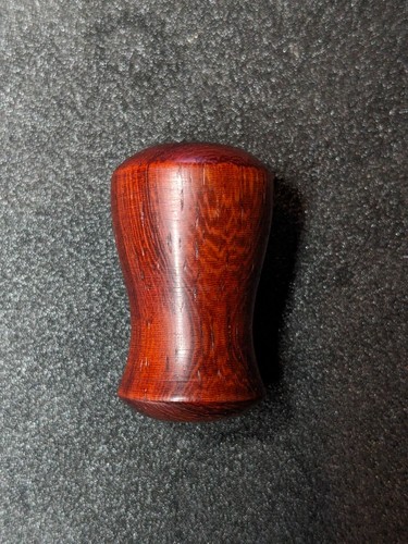 Padauk wood fishing reel knob Abu Daiwa - Pomello mulinello pesca legno rosso - Foto 5 di 7