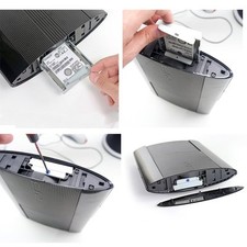 Sony PS3 Super Slim 2.5" HDD Hard Disk Drive Mounting Bracket Caddy 12GB