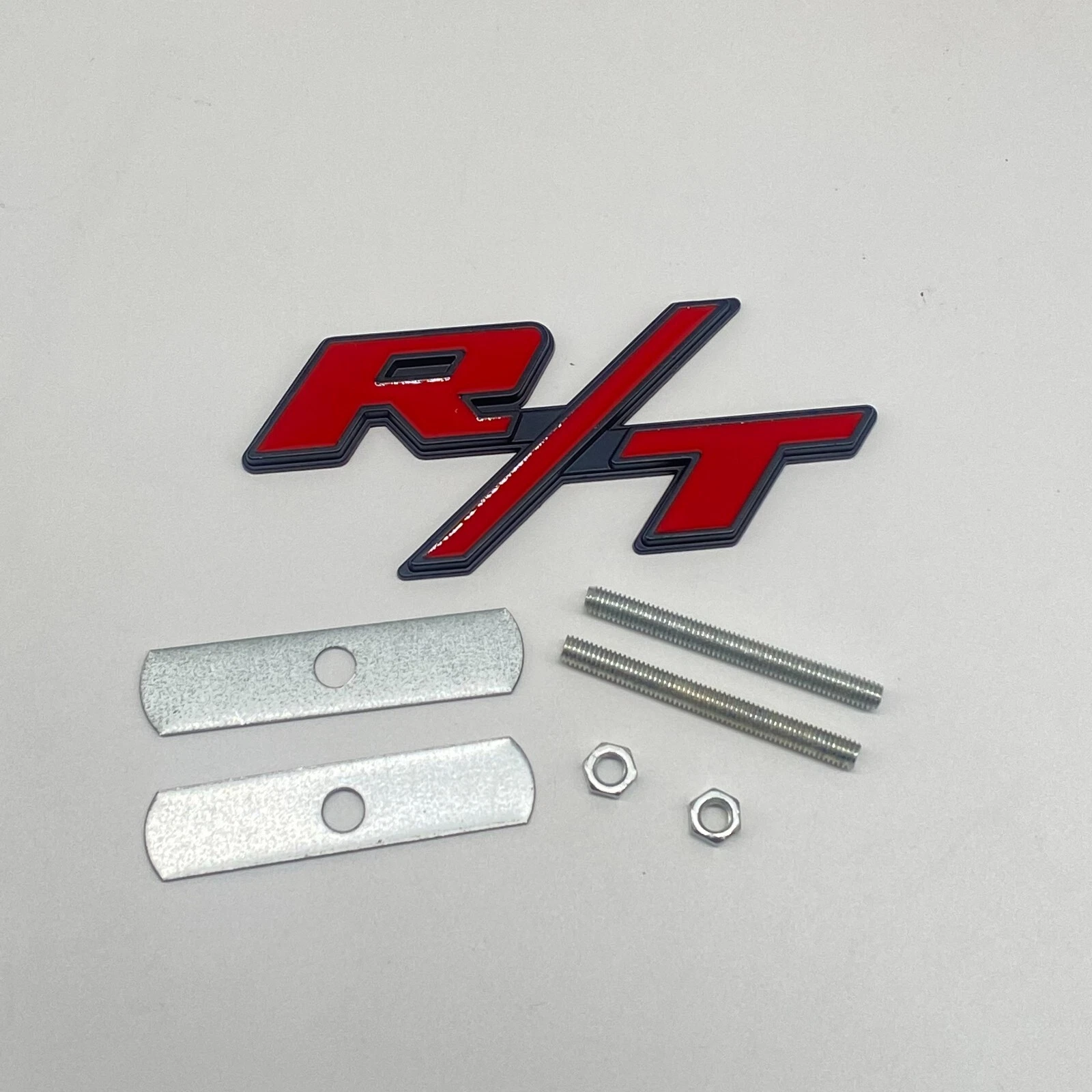 For RT Car Front Grill Emblem R/T Car Truck Badge Grille Red Black Nameplate For RT Car Front Grill Emblem R/T Car Truck Badge Grille Red Black Nameplate