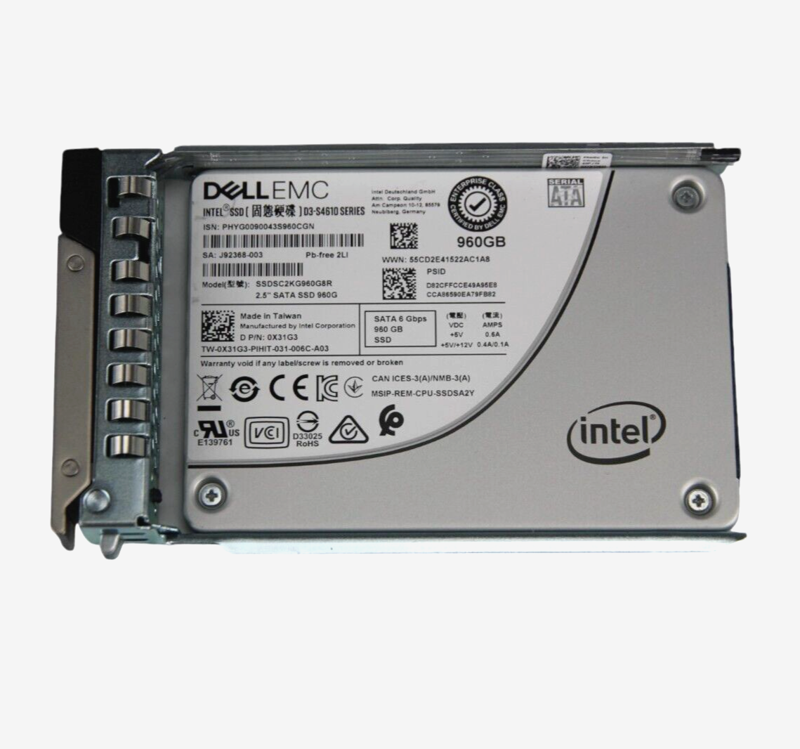 960gb Intel Ssd Dc S4610 Buy Intel 960GB SATA SSD In UAE Fast Shipping