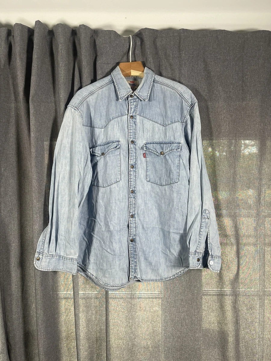 Levis denim 2025 shirt ebay