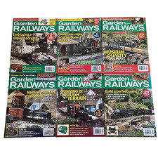 Garden Railways Model Railroad Magazine Lot of 6 issues 2016-2018